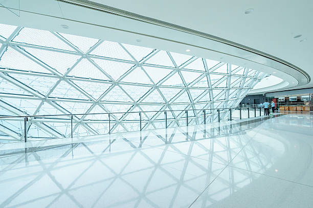 istock empty hallway and abstract ceiling in shopping mall 498722844