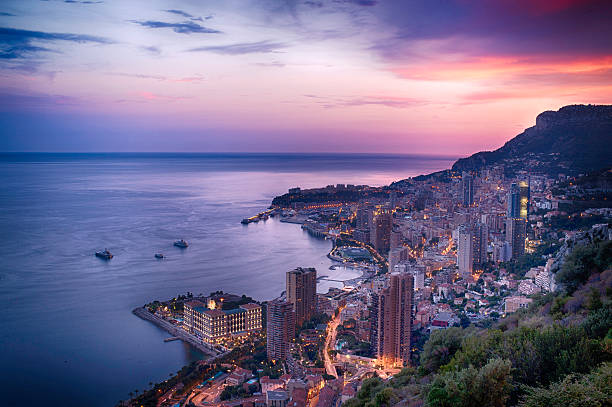 Montecarlo By Bight Montecarlo by Night monte carlo stock pictures, royalty-free photos & images