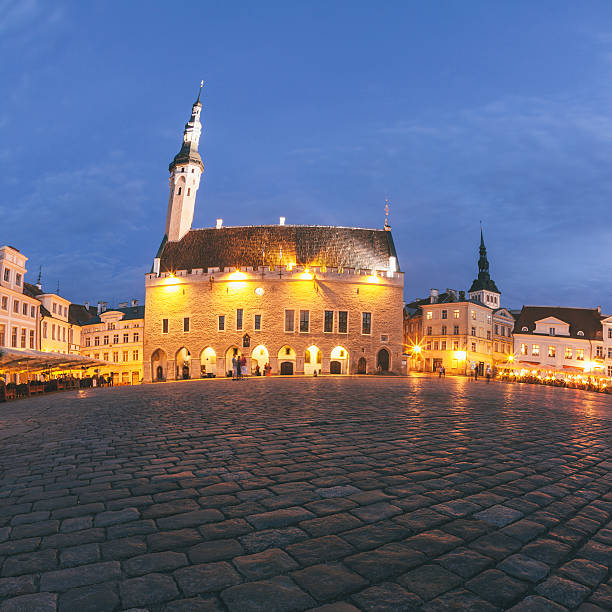 istock Tallinn Main Square with Town Hall 498732505
