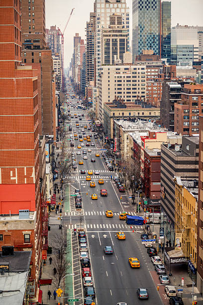 istock Traffic on  New York Avenue, USA 498733785
