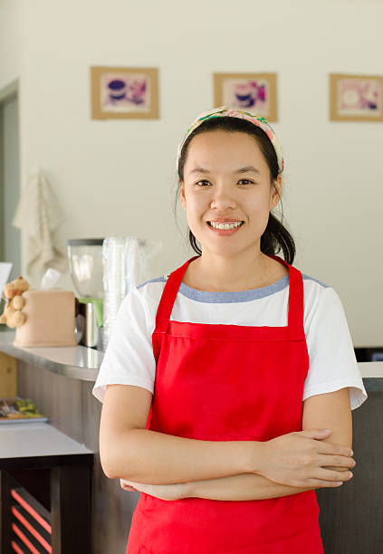 istock Woman barista 498738754