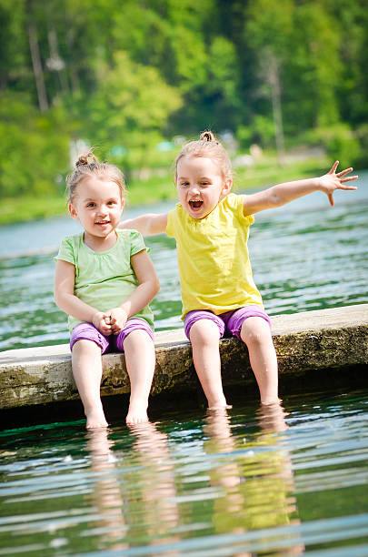 istock Children are having fun at the lake 498747685