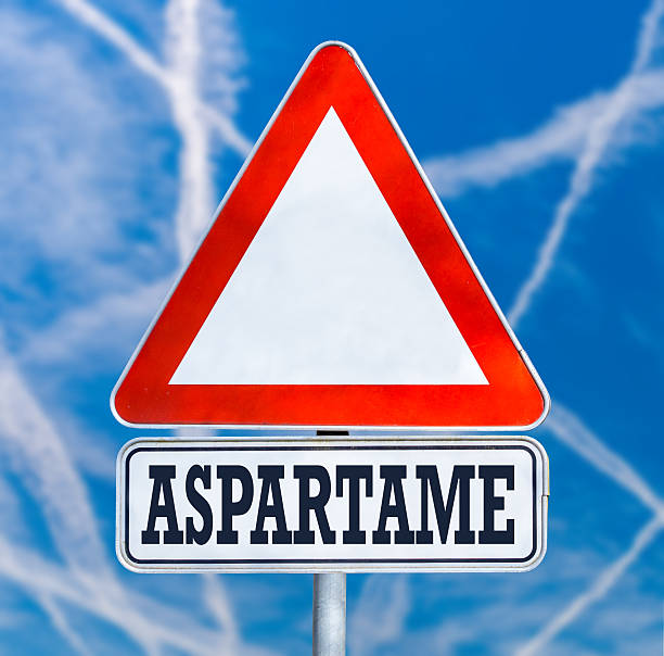 aspartam ruchu znak ostrzegawczy - sugar diabetes aspartame surrogate zdjęcia i obrazy z banku zdjęć