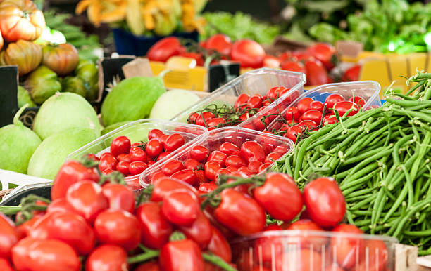istock Street vegetable market, Venice 498748865
