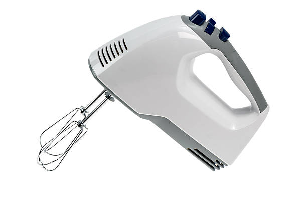 istock Isolated Kitchen food mixer with whisk 498750081