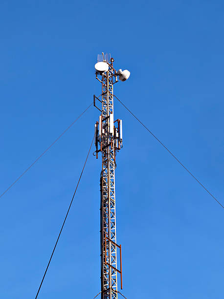 istock Cell tower and radio antenna 498751837