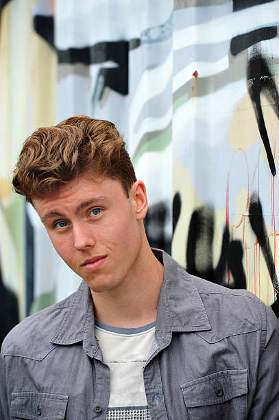 istock Portrait of one young man 498752715