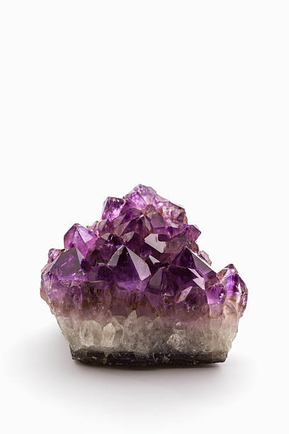 istock Crystal Stone, purple rough amethyst crystals. 498753279