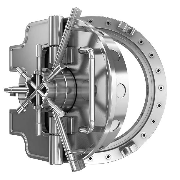 istock Round armored door vault storage 498759328