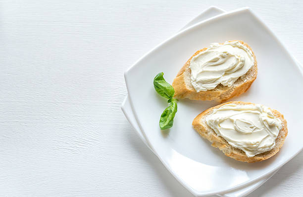 Sandwiches with cream cheese
