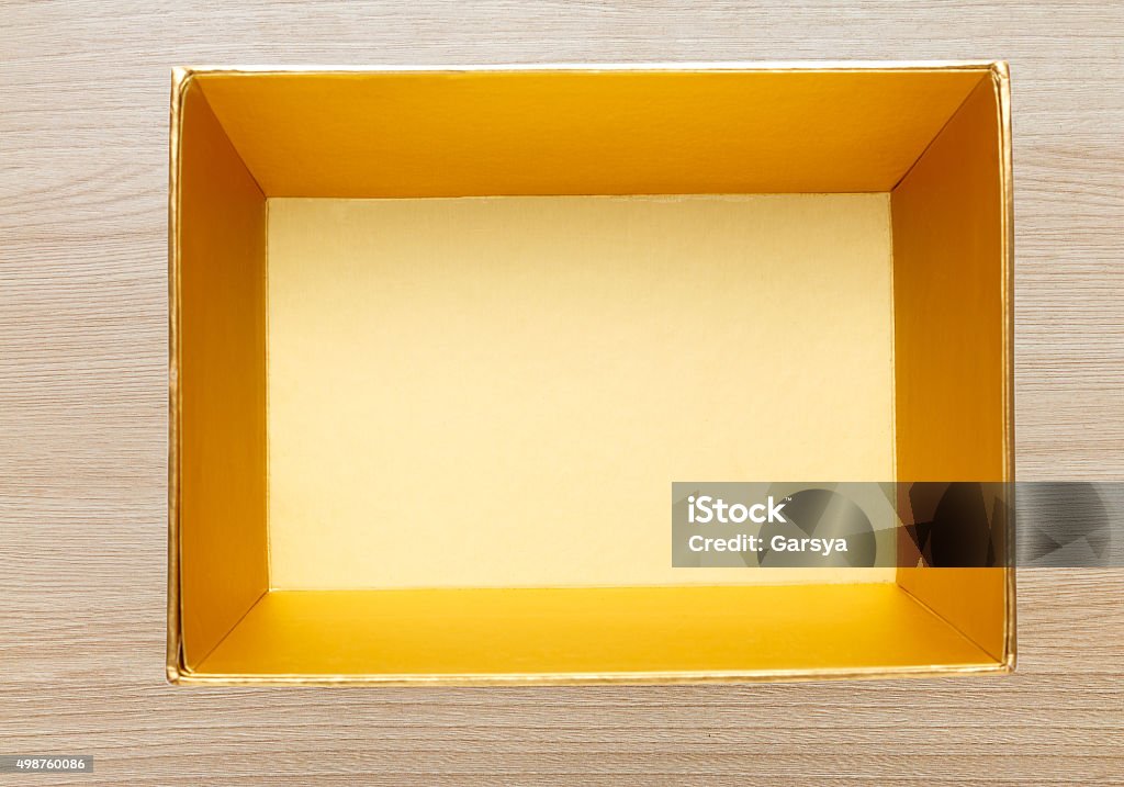 Empty Open Square Box Stock Photo - Download Image Now - 2015, Abstract ...