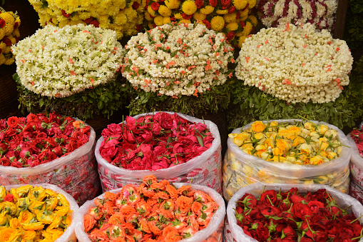 Mercado de flores photo