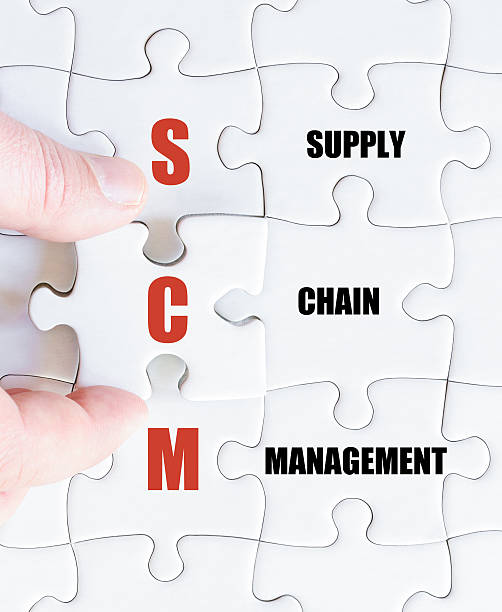 istock Last puzzle piece with Business Acronym SCM 498763458