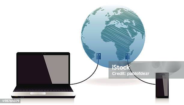 Internet Stock Illustration - Download Image Now - Communication, Computer, Connection