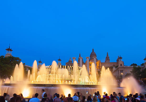 istock Magic Fountain light show, Barcelona 498764126