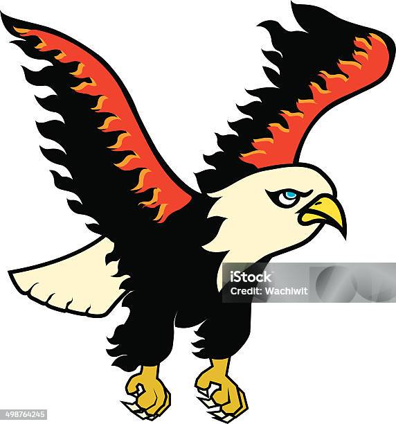 Fire Hawk Stock Illustration - Download Image Now - Animal Wildlife ...