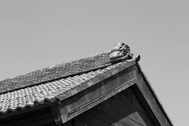 istock roof of traditionally japanese style 498766053
