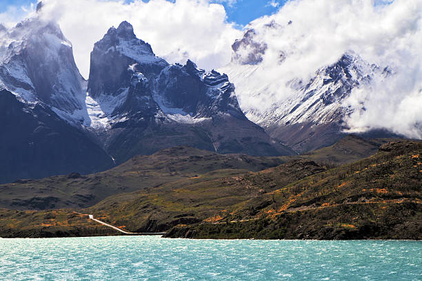 istock The snow-covered cliffs of Los Kuernos 498766095