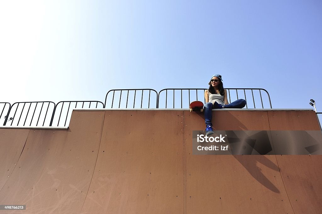 skateboarder - Lizenzfrei Skateboardfahren Stock-Foto