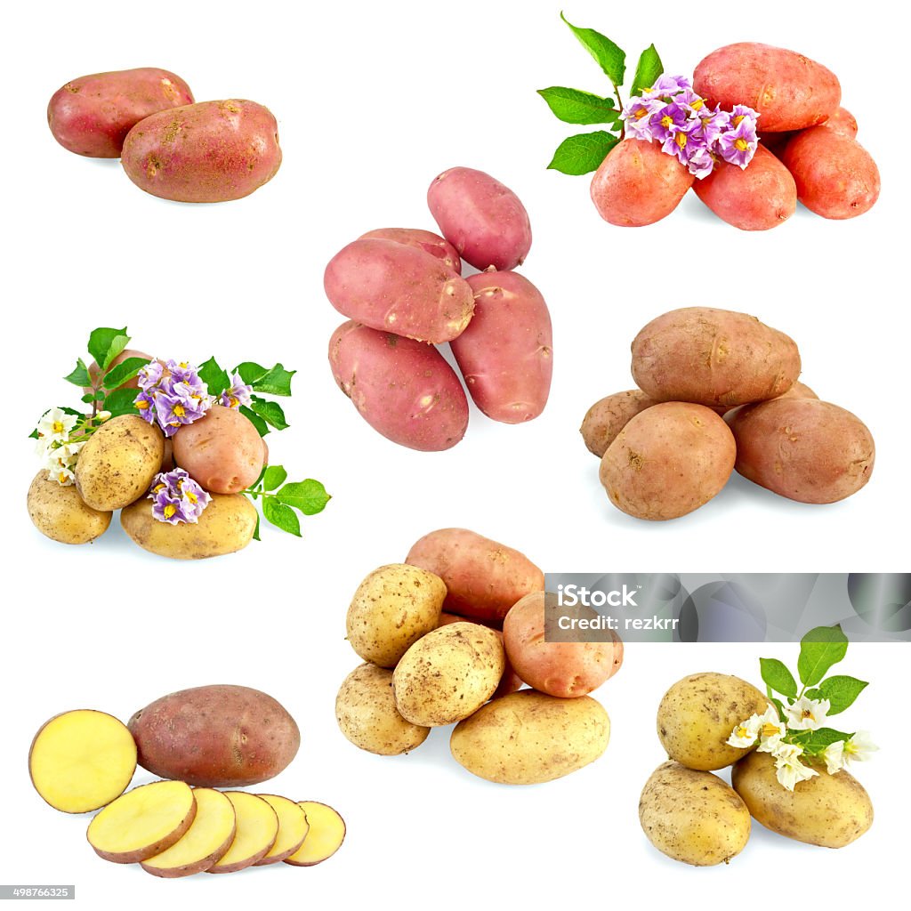 감자와 다른 세트 - 로열티 프리 0명 스톡 사진
