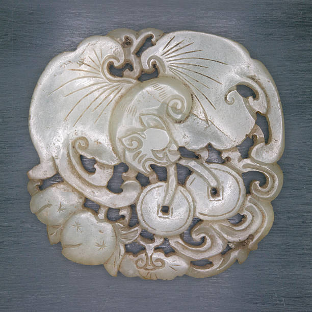 istock jade carved 'fu lu shou', 498766477