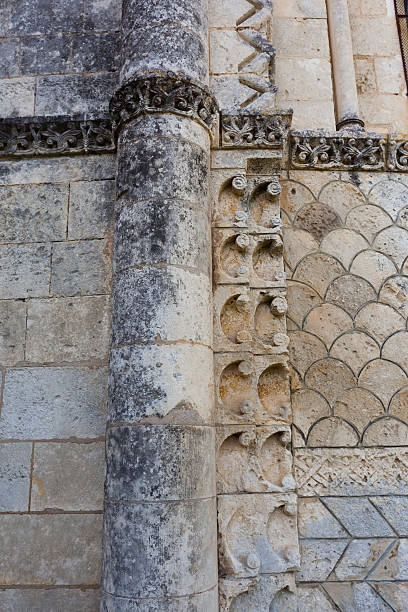 istock Beautiful romanesque column in Rioux 498768801