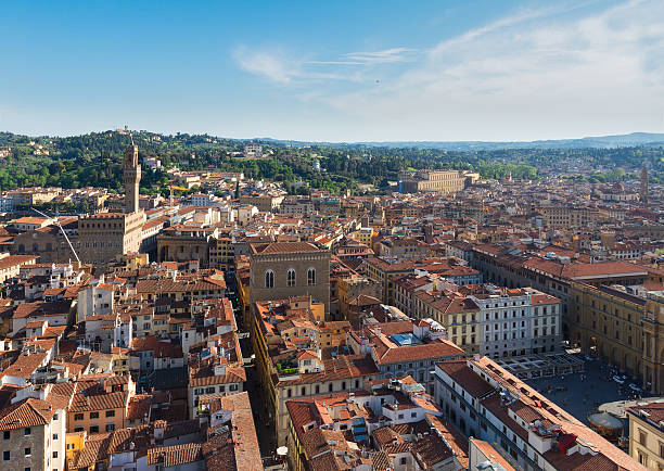 istock Florence cityscape with palazzo Vecchio 498769808