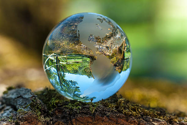 istock Green crystals world 498771153