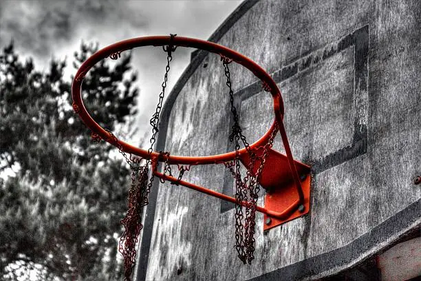 Photo of basketball basket