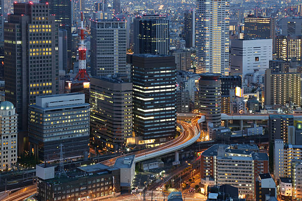 istock Big City Lights - Osaka Japan 498771761
