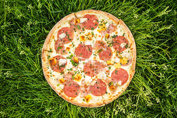 Pizza outdoors