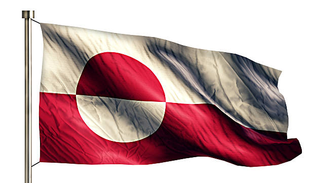 istock Greenland National Flag Isolated 3D White Background 498773478