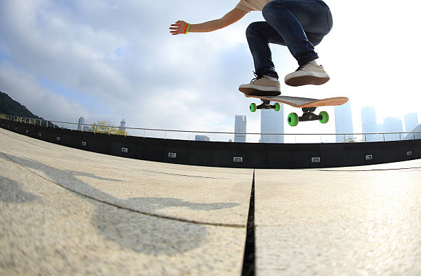 istock skateboarder skateboarding at  city 498774280