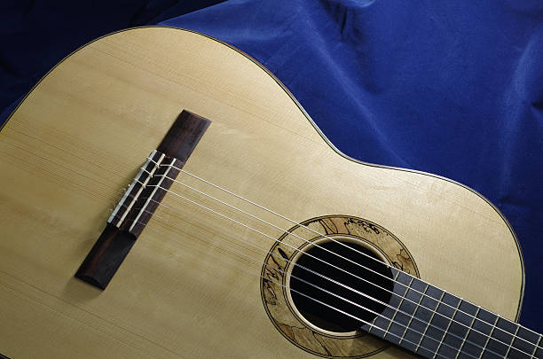 classical guitar stock photo