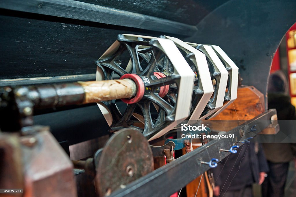 Silk production machine Activity Stock Photo