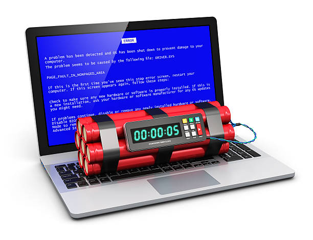 Computer E Blast Computer Bomb Stock Photos, Pictures & Royalty-Free Images - iStock