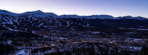 istock Breckenridge Colorado Winter Dusk Ski Runs 498795906