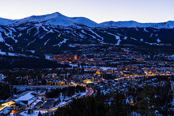 istock Breckenridge Colorado Winter Dusk Ski Runs 498796540