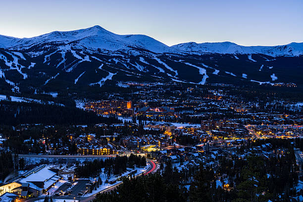 istock Breckenridge Colorado Winter Dusk Ski Runs 498797142