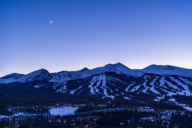 istock Breckenridge Colorado Winter Dusk Ski Runs 498797734