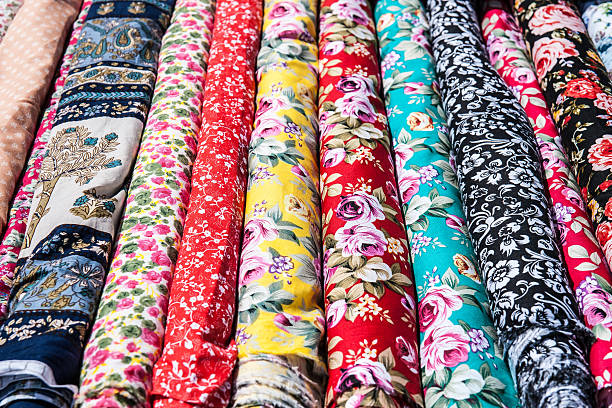 istock Squares of bright ornamental cloth 498798662