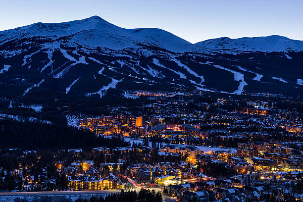 istock Breckenridge Colorado Winter Dusk Ski Runs 498798982