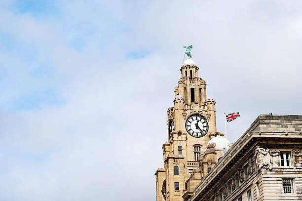 알무데나 간 미흡함 in 리버풀의 - liverpool royal liver building uk built structure 뉴스 사진 이미지