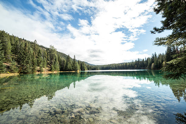 istock Beautiful lake in Banff national park, Canada 498802148