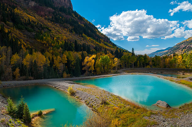 istock Turquoise Pools near Pandora Mine 498802864