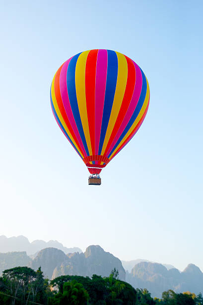 istock Colorful balloon in the sky. 498803432
