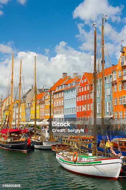 Old Port In Copenhagen Stock Photo - Download Image Now - Harbor, Nyhavn, 2015