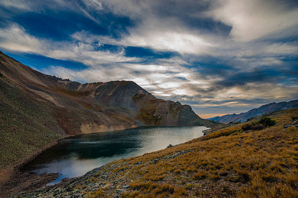 istock Crystal Lake at Sunset Ophir Pass Colorado 498806628