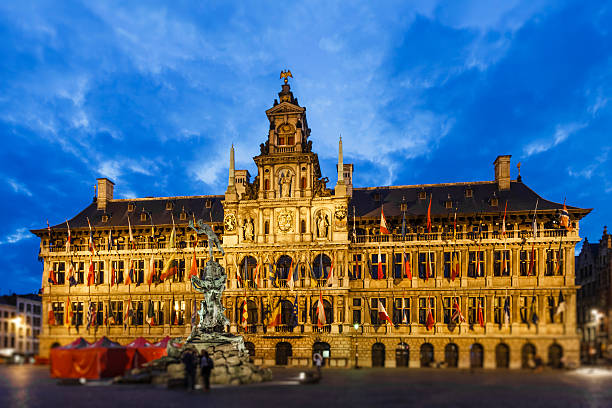istock Antwerp, the City Hall - Belgium 498808900
