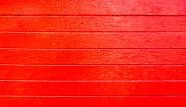 istock Old red wooden panels as background 498809953
